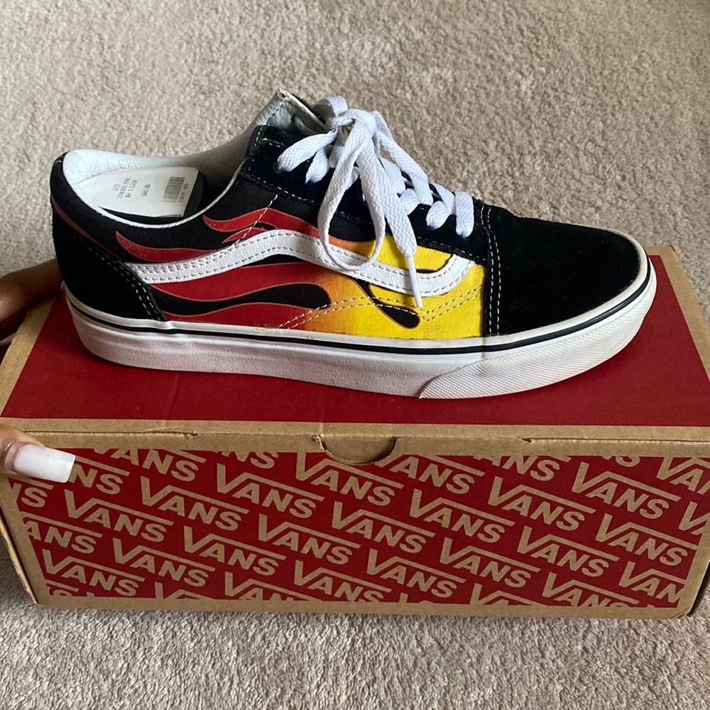 Flame Vans- Low Top